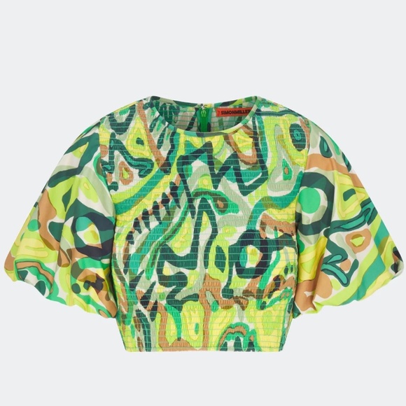 SIMONMILLER | VIDA POPLIN TOP - Picture 2 of 5